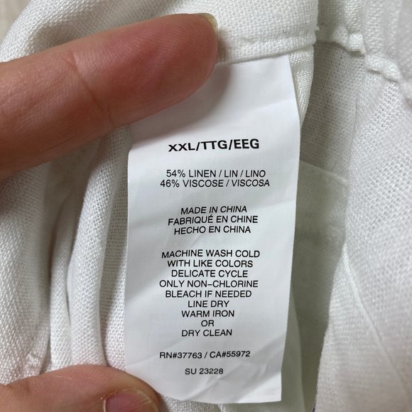 Cubavera Linen Blend Pants Size XXL - Picture 8 of 11